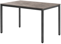 Обеденный стол Millwood Сеул Л 120x80x75 (бетон/графит) - 