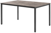 Обеденный стол Millwood Сеул Л 130x80x75 (бетон/графит) - 