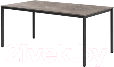 Обеденный стол Millwood Сеул Л 160x80x75 (бетон/графит)
