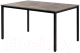 Обеденный стол Millwood Сеул Л 130x80x75 (бетон/металл черный) - 