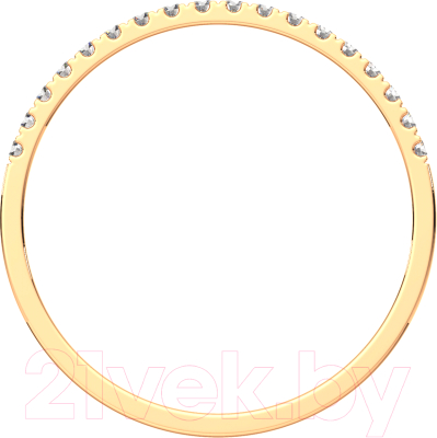 Кольцо из розового золота ZORKA 280008 (р.16.5, с фианитами)