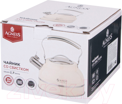 Изображение товара Чайник со свистком Agness 914-301