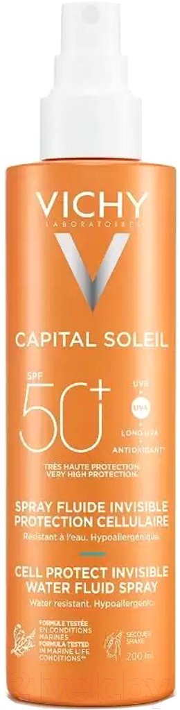 Спрей солнцезащитный Vichy Флюид Capital Soleil Cell Protect SPF50+