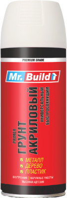 Грунт-краска Mr. Build 714933 (400мл, белый)