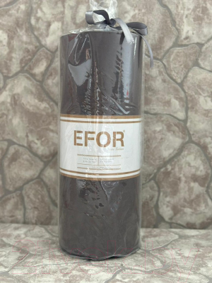 Простыня с наволочками Efor Ранфорс на резинке 100x200 / PR0023/S03 (темно-серый)