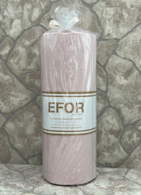 Простыня с наволочками Efor Ранфорс на резинке 100x200 / PR0023/S05 (розовый)