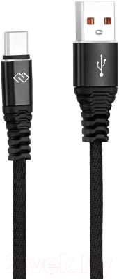 Изображение товара Кабель Digma DG-USBA-С-1M-27W (1м, черный)