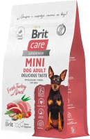 Сухой корм для собак Brit Care Mini Adult Delicious Taste с индейкой и уткой / 5079131 (400г) - 