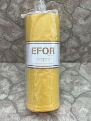 Простыня с наволочками Efor Ранфорс на резинке 160x200 / PR0023/M01 (желтый)