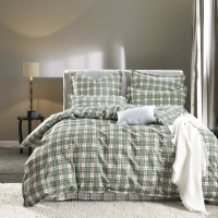 Комплект постельного белья Sofi de Marko Фидель Евро 4н / Евро-5487 (зеленый) - 