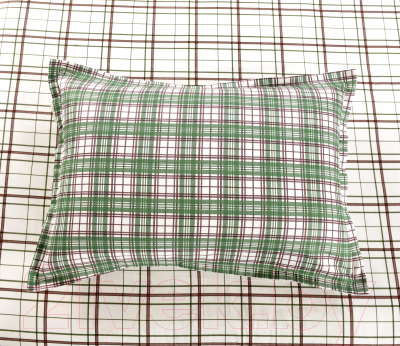 Комплект постельного белья Sofi de Marko Фидель Евро 4н / Евро-5487 (зеленый)