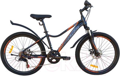 Велосипед GreenLand Formula 7S SUS 26 (14, синий/оранжевый)