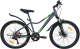 Велосипед GreenLand Formula 7S SUS 26 (14, серый/зеленый) - 