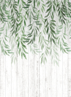 Фотообои листовые Vimala Листья акварель 3 (270x200) - 