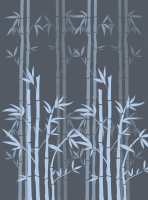 Фотообои листовые Vimala Темный бамбук (270x200) - 