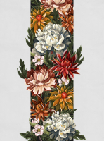 Фотообои листовые Vimala Цветы в стене 2 (270x200) - 