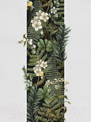 Фотообои листовые Vimala Цветы в стене 3 (270x200)