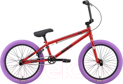 Велосипед STARK Madness BMX 5 Cr-Mo 2025 (красный/черный/фиолетовый)