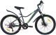 Велосипед GreenLand Formula 7S SUS 24 (14, серый/зеленый) - 