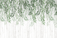 Фотообои листовые Vimala Листья акварель 3 (270x400) - 