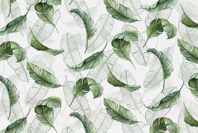 Фотообои листовые Vimala Листья патерн 4 (270x400)