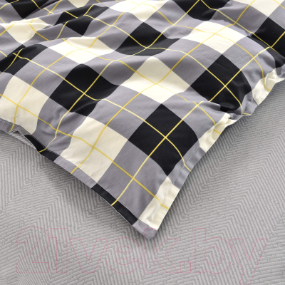 Комплект постельного белья Sofi de Marko Гамлет Евро 4н / Евро-5441 (серый)