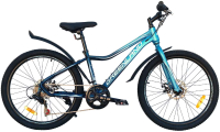 Велосипед GreenLand Demetra 7S 24 (14, синий, горный) - 