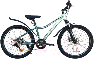 Велосипед GreenLand Demetra 7S SUS 24 (14, зеленый)