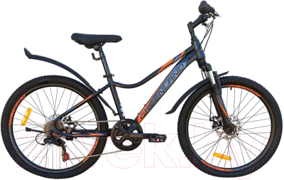 Велосипед GreenLand Formula 7S SUS 24 (14, синий/оранжевый)