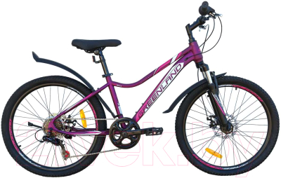 Велосипед GreenLand Formula 7S SUS 24 (14, фиолетовый)