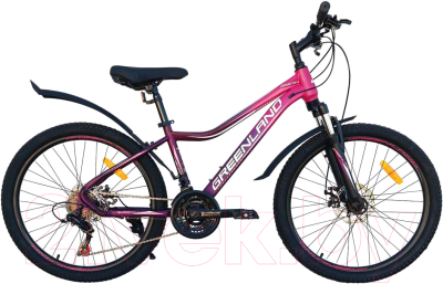 Велосипед GreenLand Demetra 24 (14, фиолетовый)