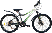 Велосипед GreenLand Demetra 7S SUS 24 (14, черный) - 