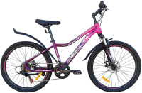 Велосипед GreenLand Demetra 7S SUS 24 (14, фиолетовый) - 