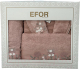Комплект текстиля для ванной Efor Nakisli BR-01990/01 (пудровый) - 