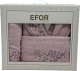 Комплект текстиля для ванной Efor Nakisli BR-01990/02 (сиреневый) - 