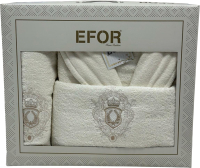 Комплект текстиля для ванной Efor Nakisli BR-01989/02 (кремовый) - 