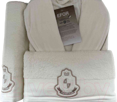 Комплект текстиля для ванной Efor BR-01981/02 (кремовый)