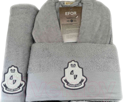 Комплект текстиля для ванной Efor BR-01981/04 (светло-серый)