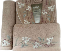 Комплект текстиля для ванной Efor BR-01978/03 (светло-розовый) - 
