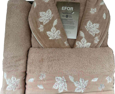 Комплект текстиля для ванной Efor BR-01979/03 (светло-розовый)
