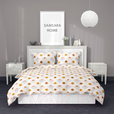 Комплект постельного белья Samsara Home Солнечный Паттерн 2сп П200-1