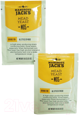 Дрожжи Mangrove Jack’s Mead M05 (2x10г)