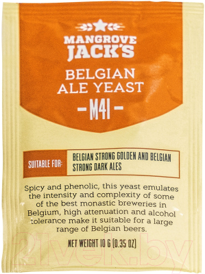 Дрожжи Mangrove Jack’s Belgian Ale M41 (10г)