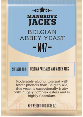 Дрожжи Mangrove Jack’s Belgian Abbey M47 (10г)