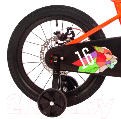 Детский велосипед Novatrack Lynx 16 165MLYNXD.OR4 (оранжевый)