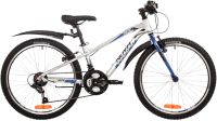 Детский велосипед Novatrack Prime 24 24AHV.PRIME.11SL4 (11, серебристый) - 