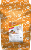 Сухой корм для кошек Снежок Мясное ассорти с полезными травами (10кг) - 