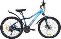 Велосипед GreenLand Demetra 24 (14, синий, горный) - 