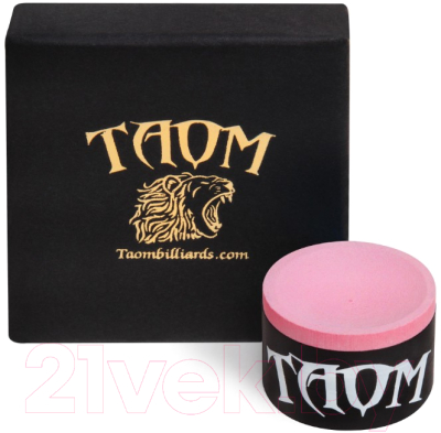 Мел для бильярда Taom Pyro Chalk Pink Limited Edition (9шт)