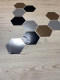 Миниатюра изображения товара Зеркальная стеновая панель MirrorWall Гексагон (черный)